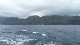 Von Hakatea nach Taiohae, Nuku Hiva.