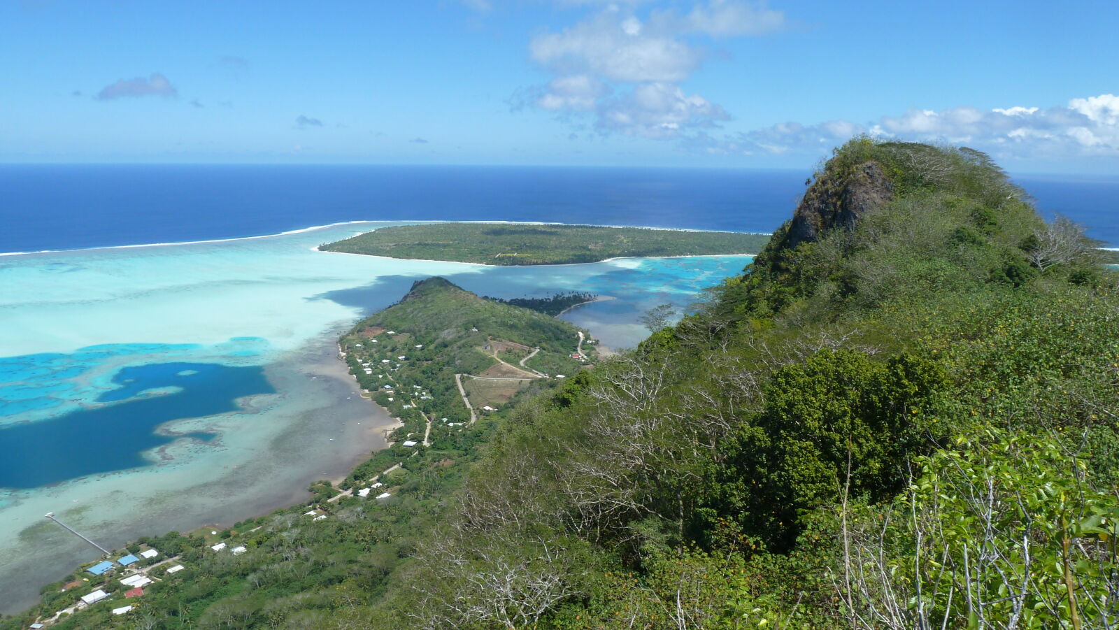 Besteigung des Mt. Teurafaatiu; Blick nach Südwesten.