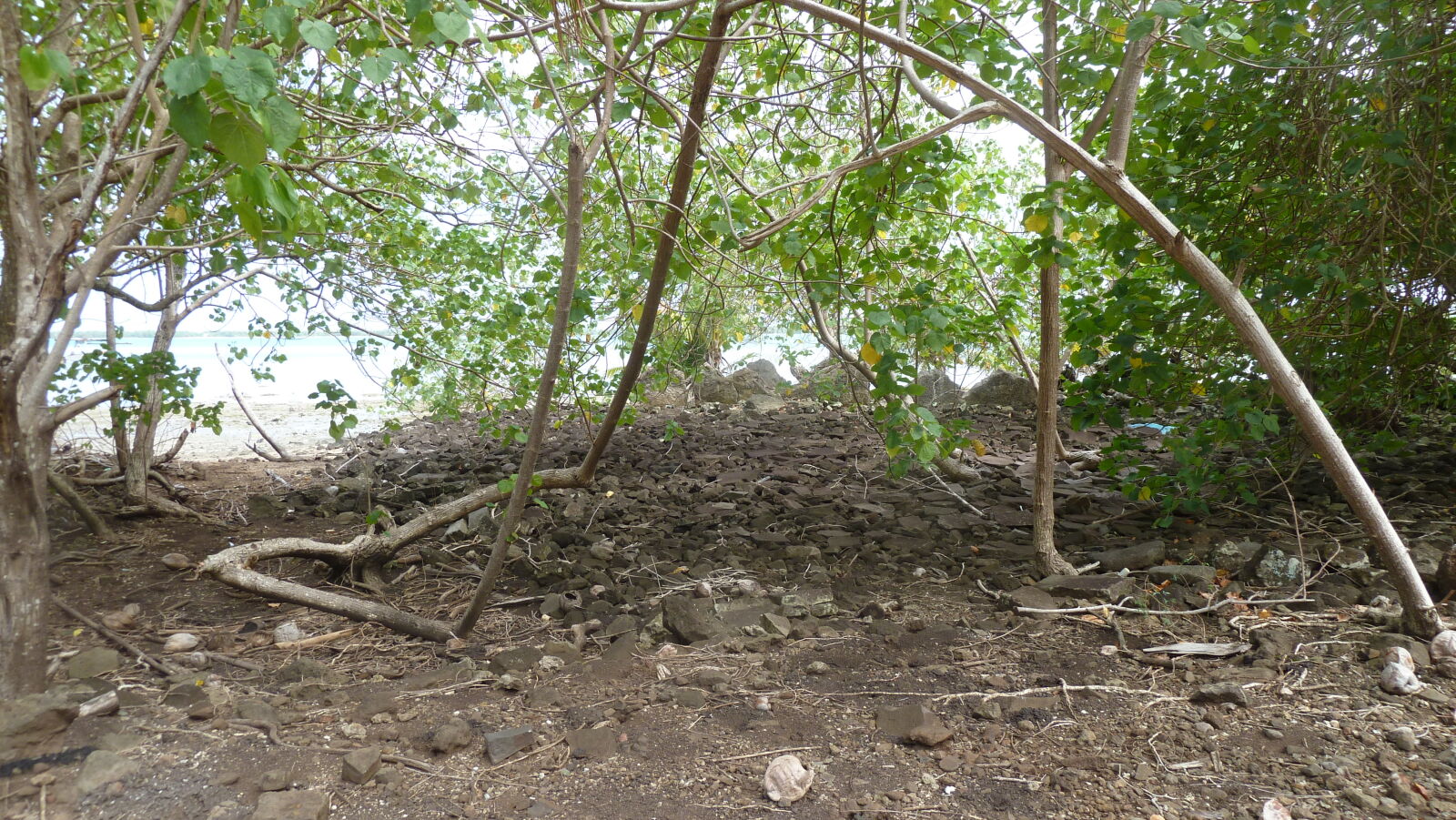 Inselumwanderung; Marae hoata-ite-ra'i.