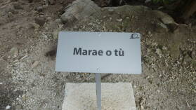 Inselumwanderung; Marae o tù.