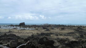 Inselumwanderung; Marae Vaiahu.