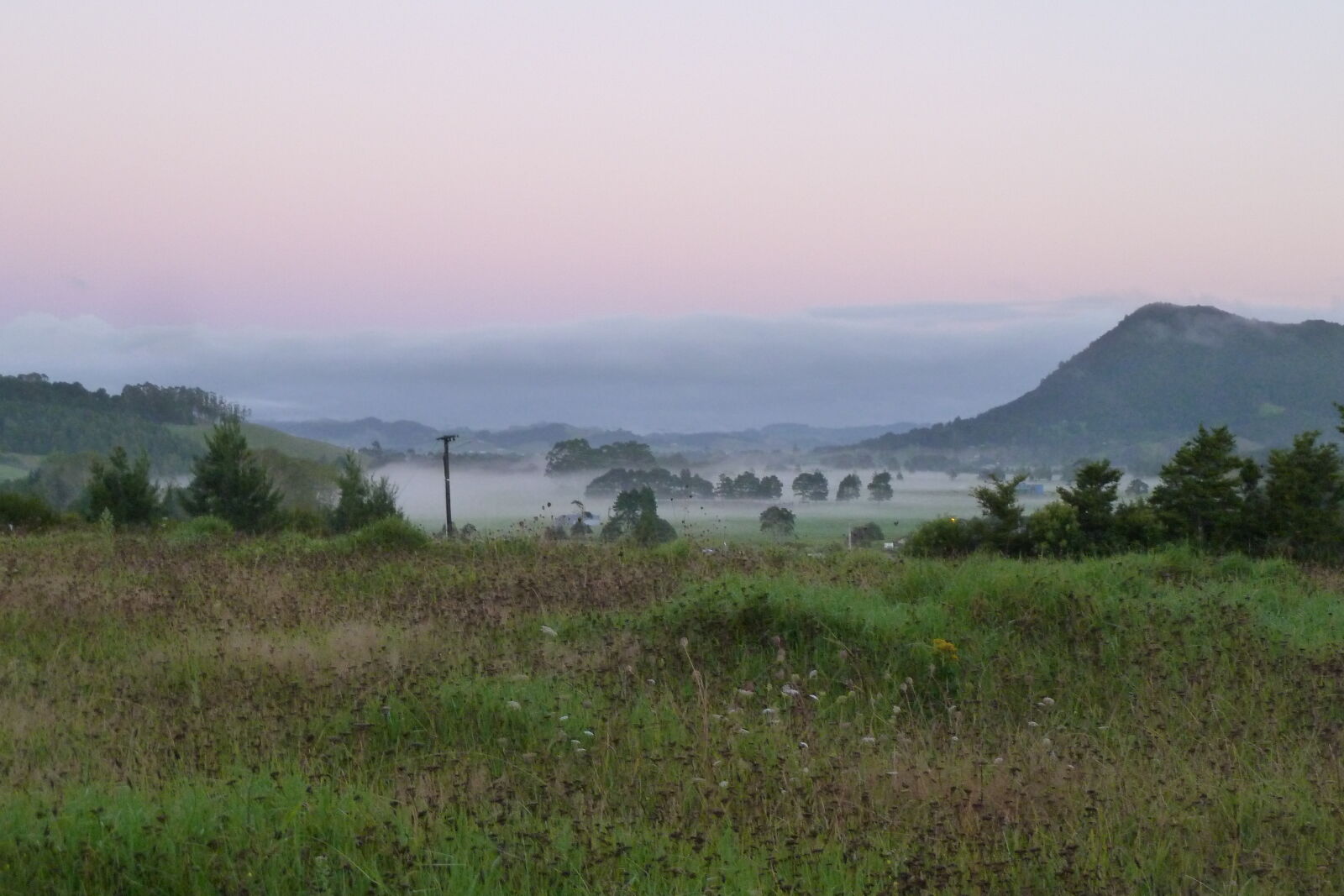 Panorama am Morgen, Piano Hill Farm.