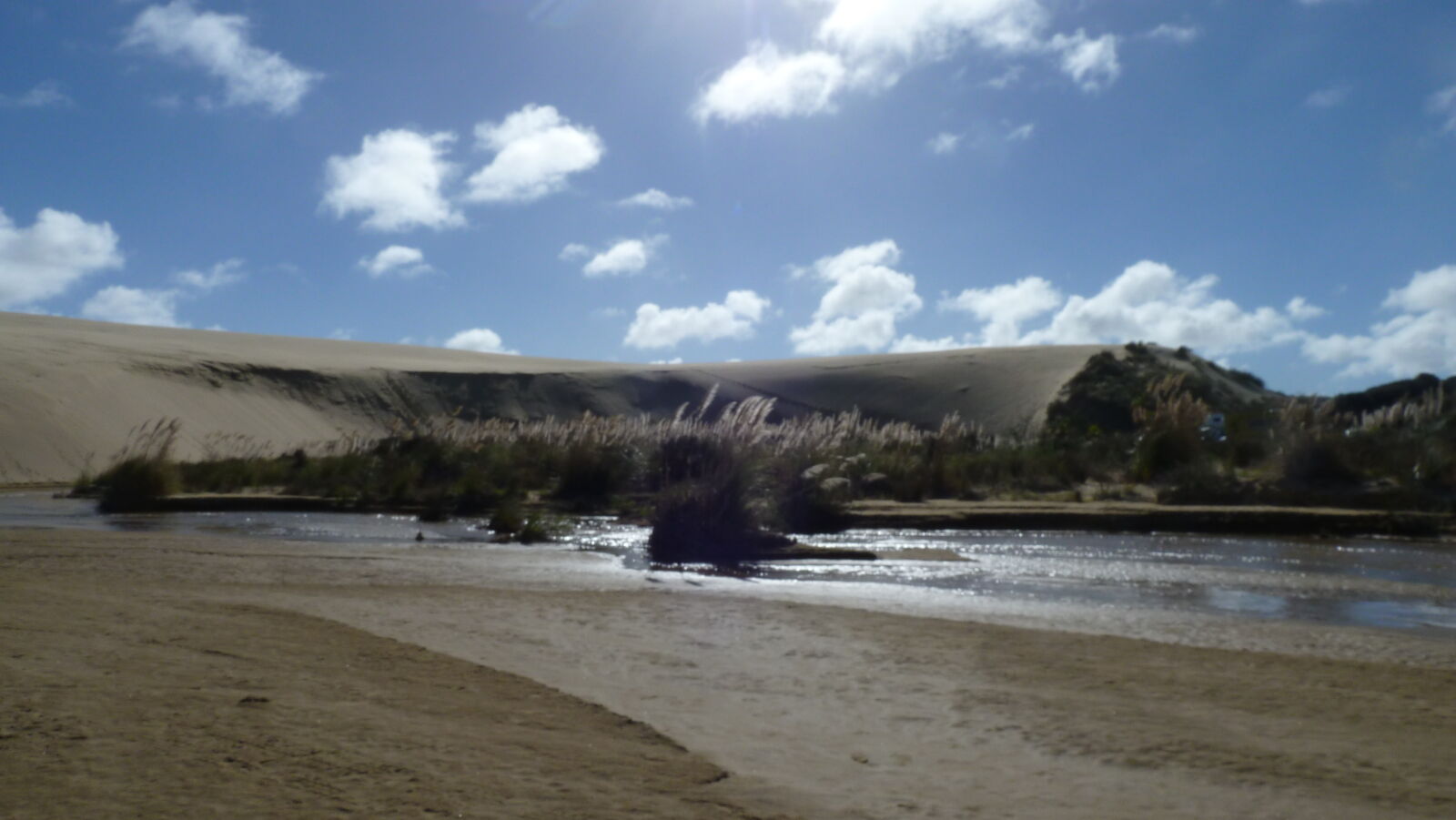 Große Sanddünen.
