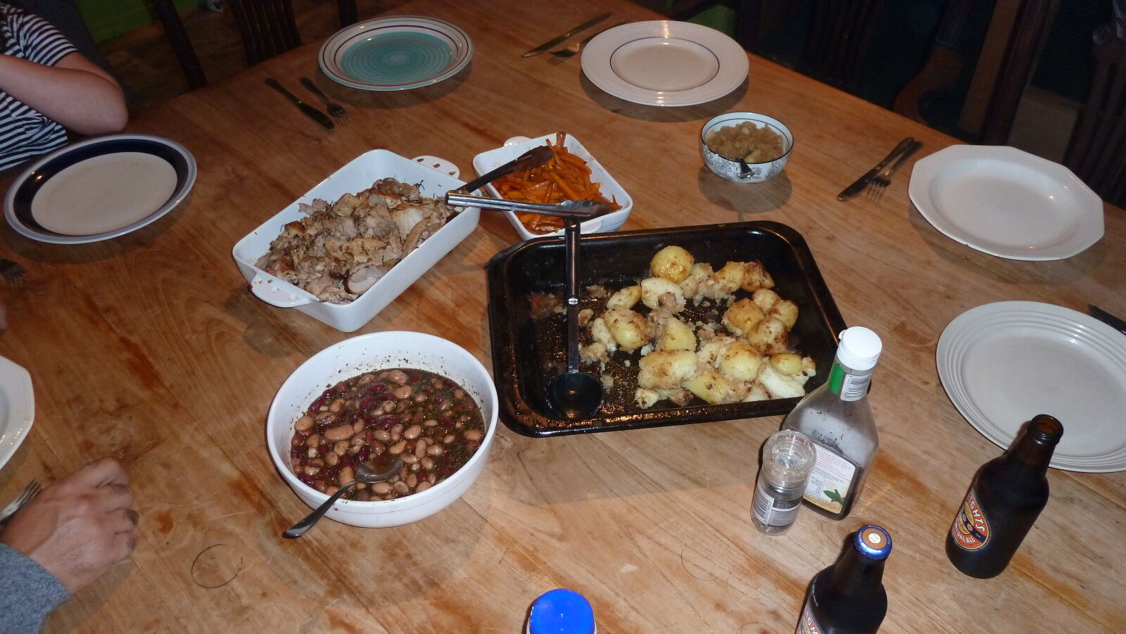 Darrens Geburtstag, mit Pork Roast, auf Piano Hill.