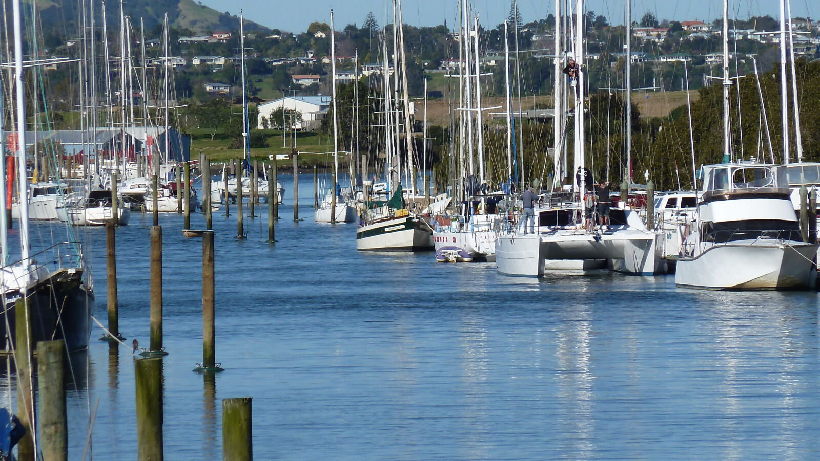 Molimentum am Steg, Town Basin Marina, Whangarei.