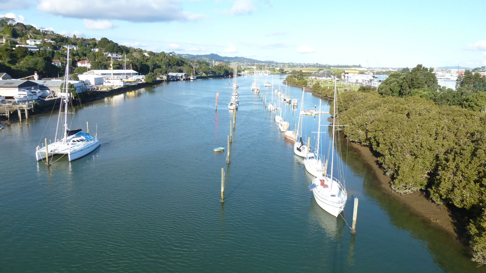 Town Basin Marina, Whangarei.