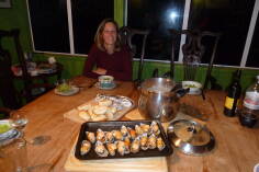 Seafood Chowder auf Piano Hill.