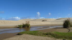 Große Sanddünen.