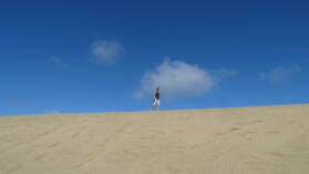 Große Sanddünen.