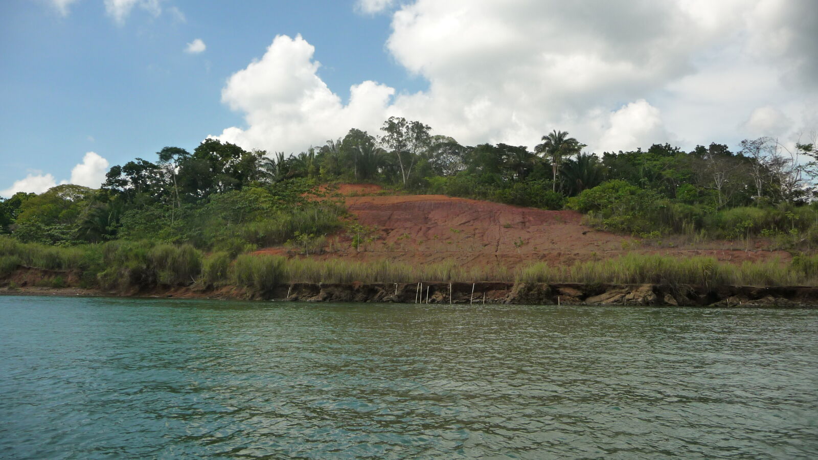 Auf dem Weg durch den Gatun Lake.