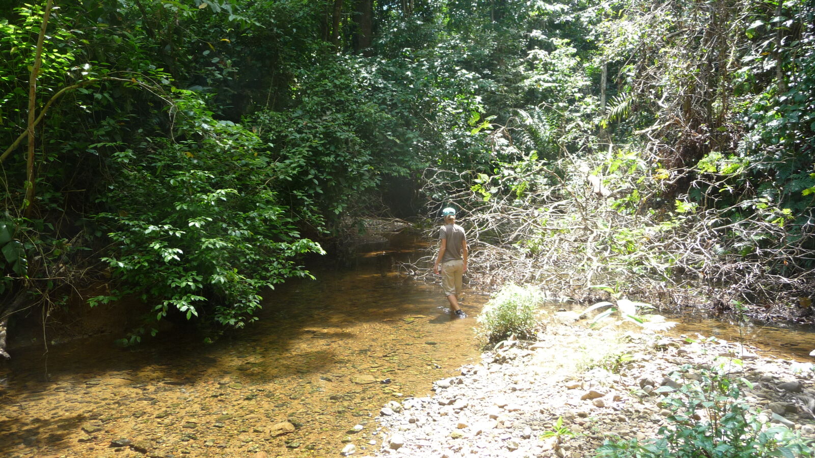 Wanderung entlang der Rio Diablo Wasserleitung.