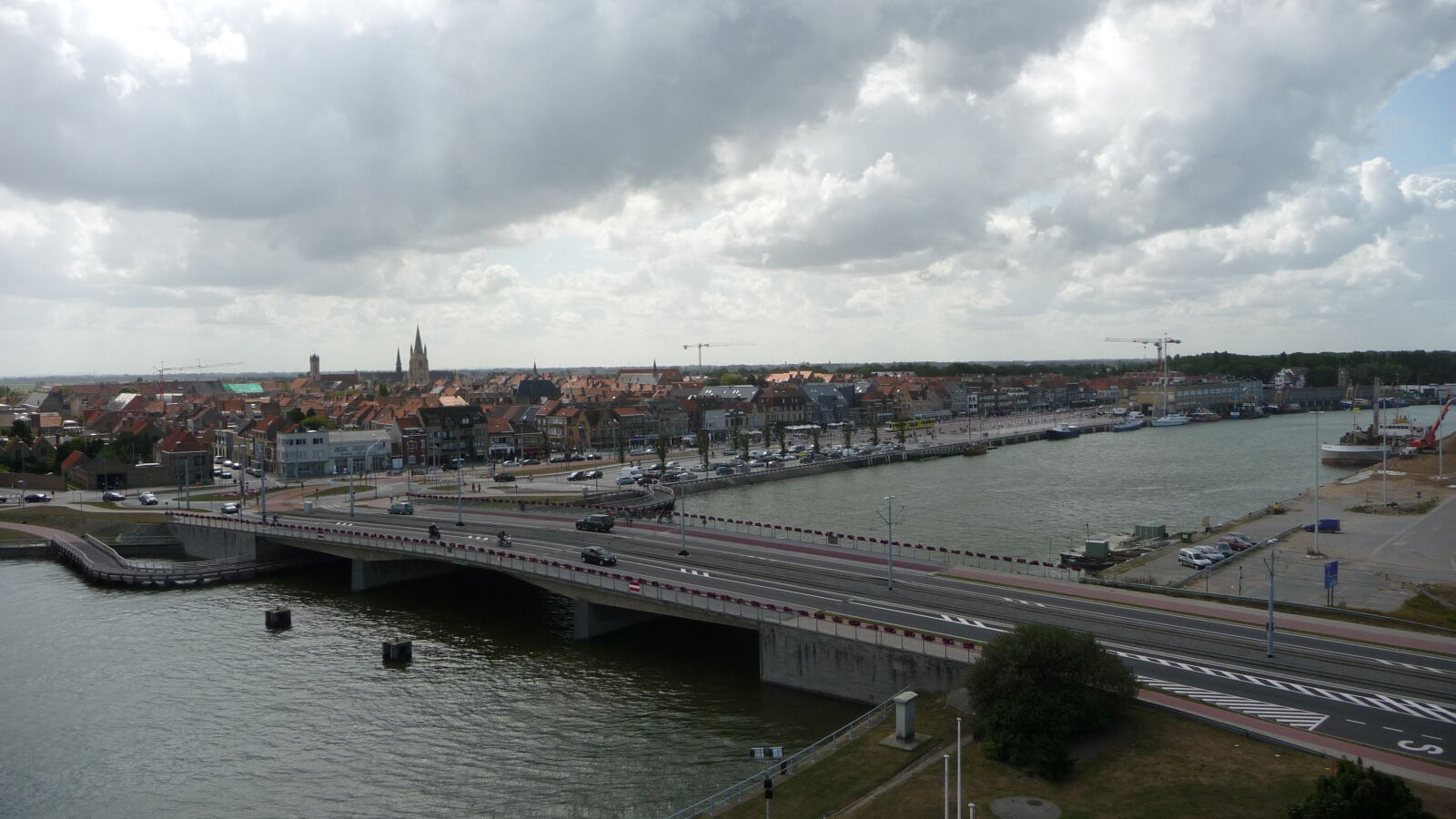 Auf dem Koning Albert I-Monument in Nieuwpoort
