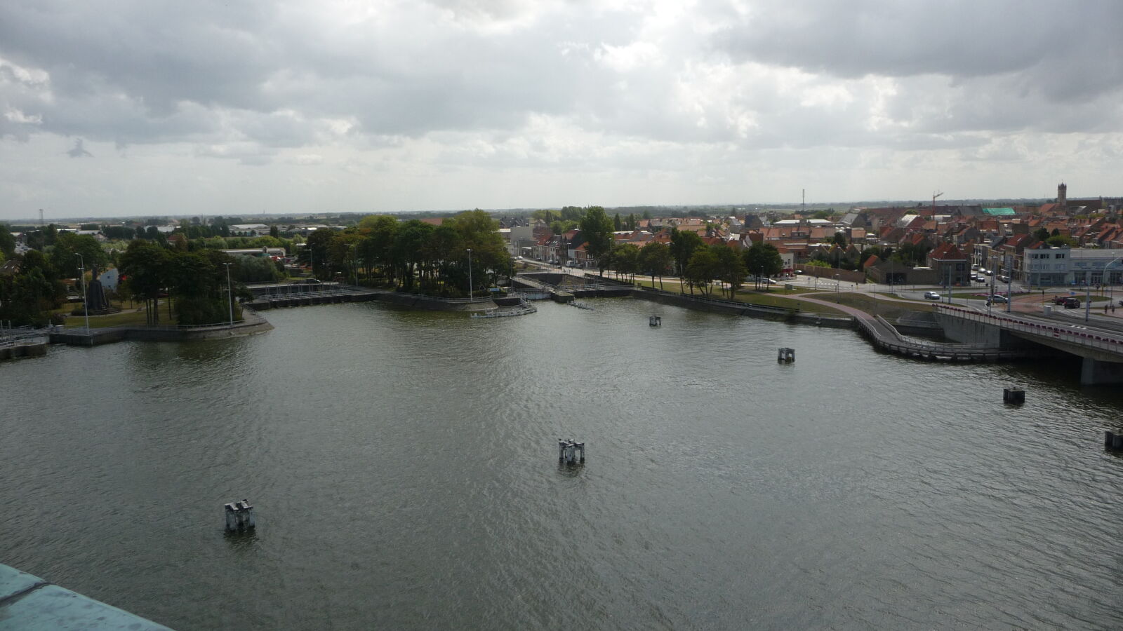 Auf dem Koning Albert I-Monument in Nieuwpoort