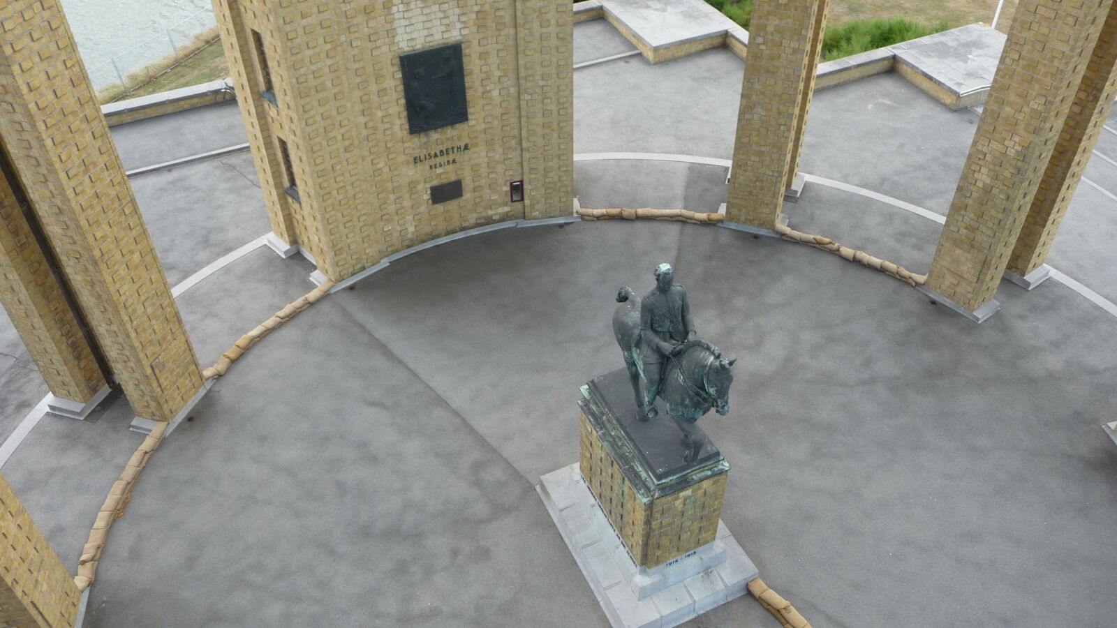 Auf dem Koning Albert I-Monument in Nieuwpoort