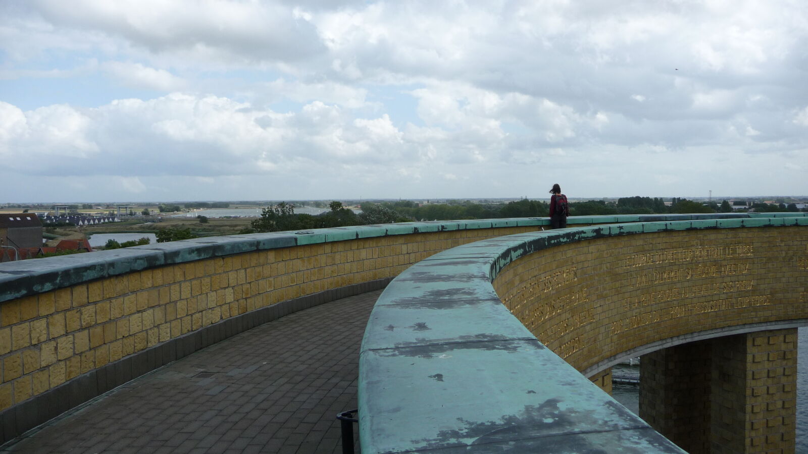 Auf dem Koning Albert I-Monument in Nieuwpoort
