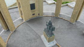 Auf dem Koning Albert I-Monument in Nieuwpoort