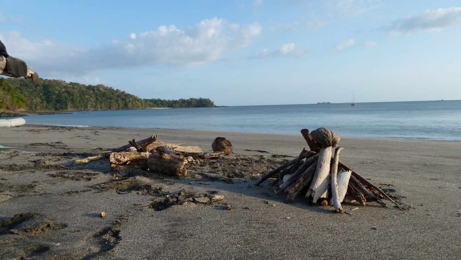 Grillen auf Isla Canas, Las Perlas.