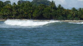 Ankerbucht, Isla Jicaron.