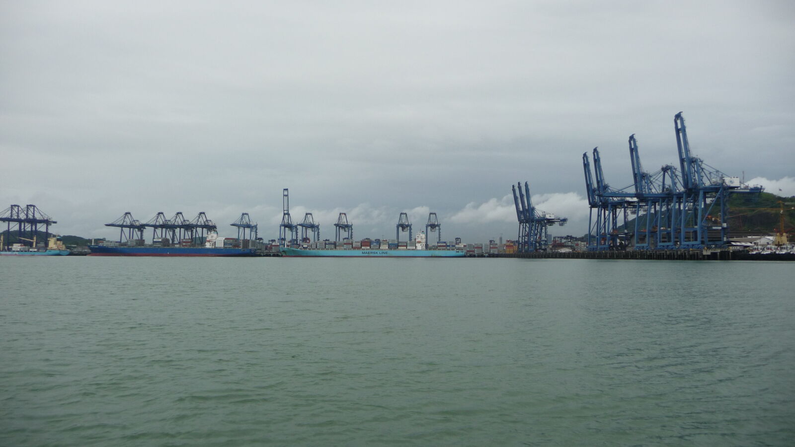 Containerterminal von Balboa.