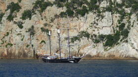 Spirit of New Zealand bei Riko Riko seacave.