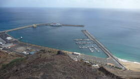 Hafen von Porto Santo.