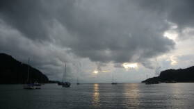 Bucht von Portobelo.