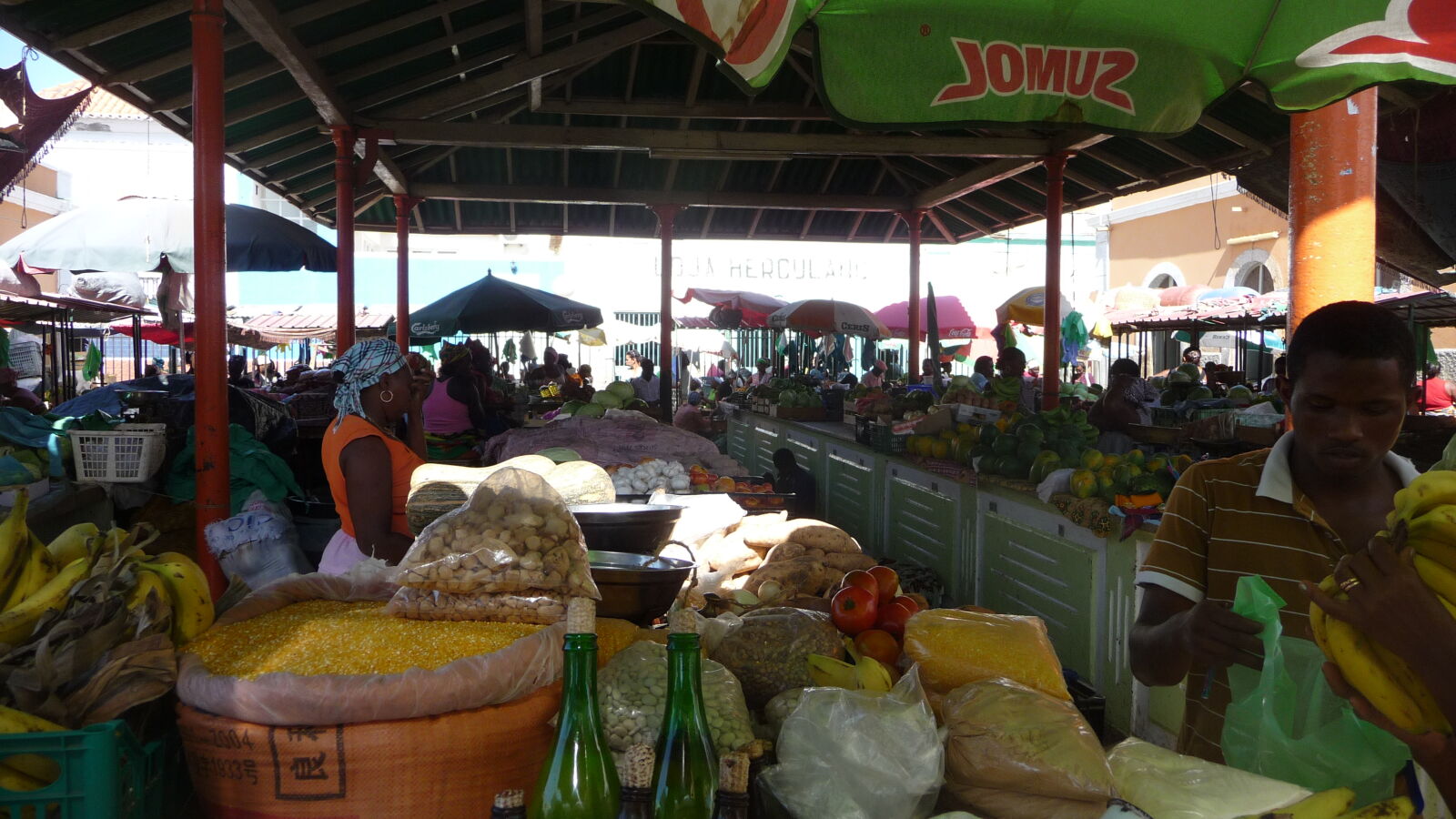 Markt von Praia, Santiago.