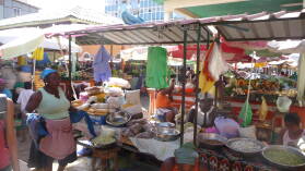 Markt von Praia, Santiago.