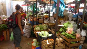 Markt von Praia, Santiago.