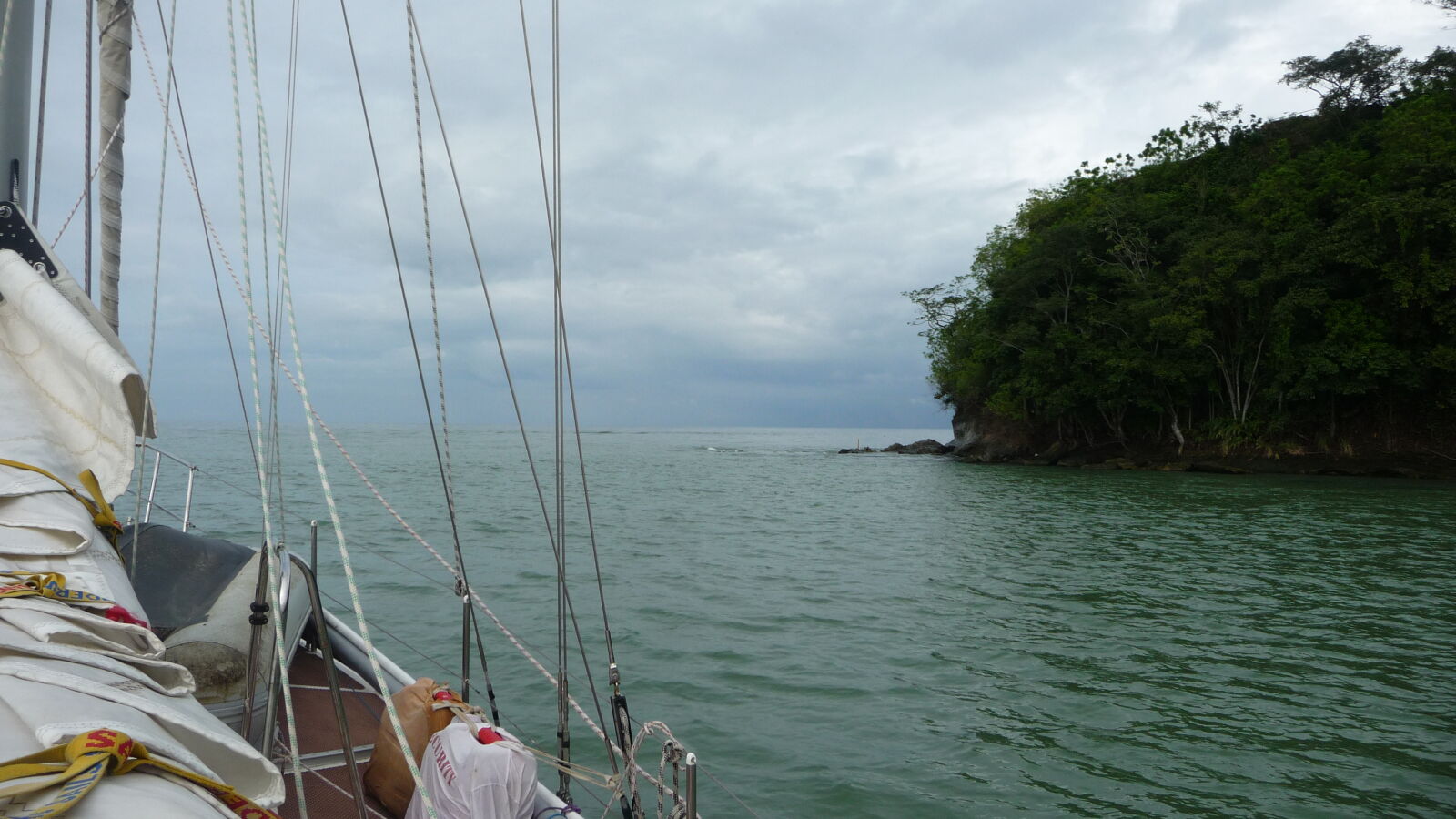 Ausfahrt des Rio Chagres.