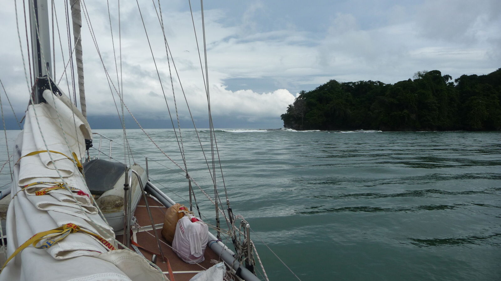 Ausfahrt des Rio Chagres.