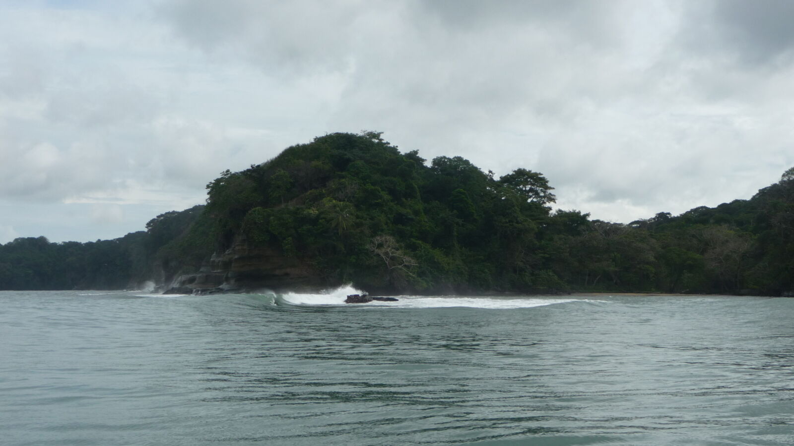 Ausfahrt des Rio Chagres.