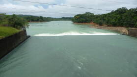 Beginn des Rio Chagres.