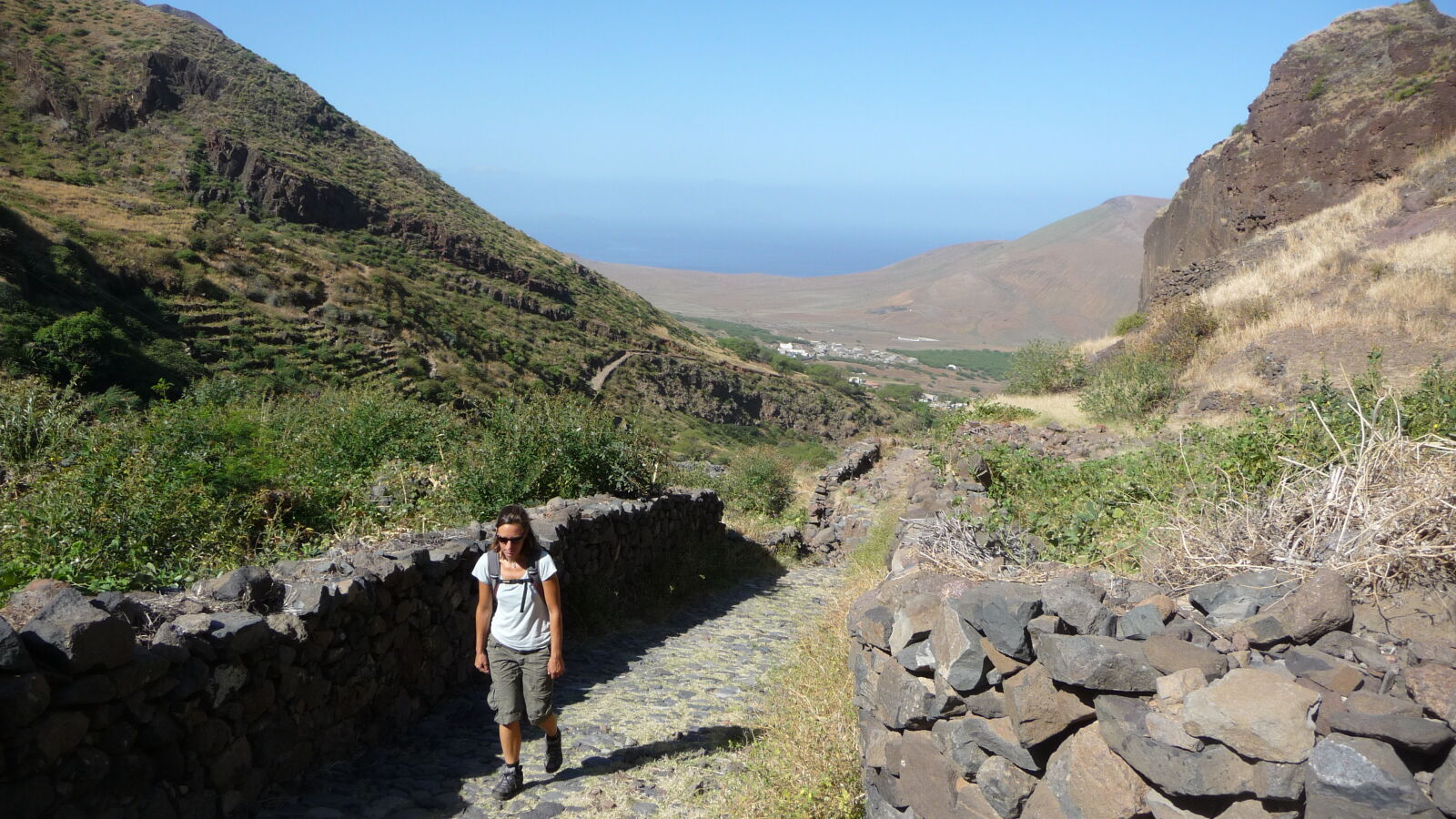 Wanderung von Praia Branca nach Faja de Cima, Sao Nicolau