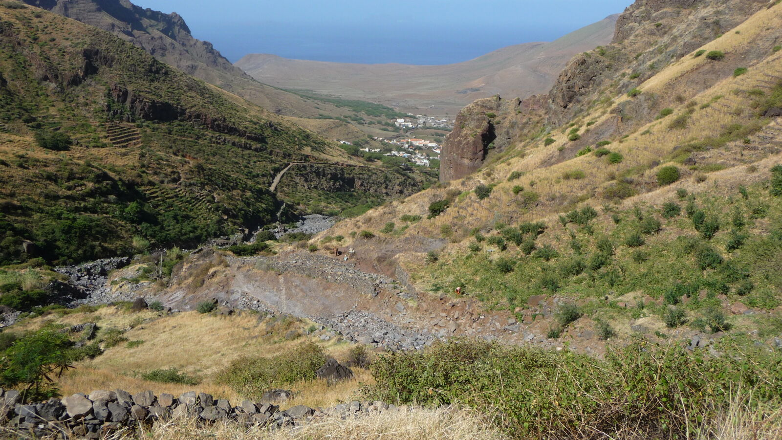 Wanderung von Praia Branca nach Faja de Cima, Sao Nicolau