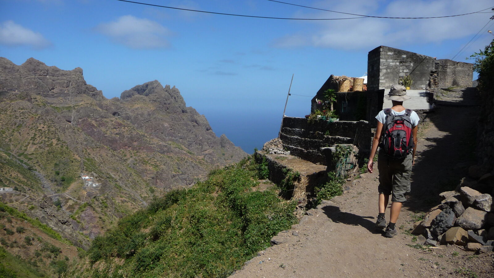 Wanderung von Praia Branca nach Faja de Cima, Sao Nicolau