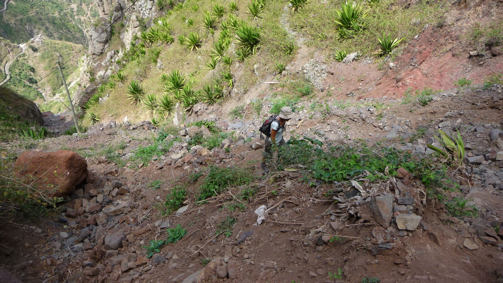 Wanderung von Praia Branca nach Faja de Cima, Sao Nicolau