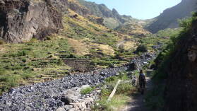 Wanderung von Praia Branca nach Faja de Cima, Sao Nicolau