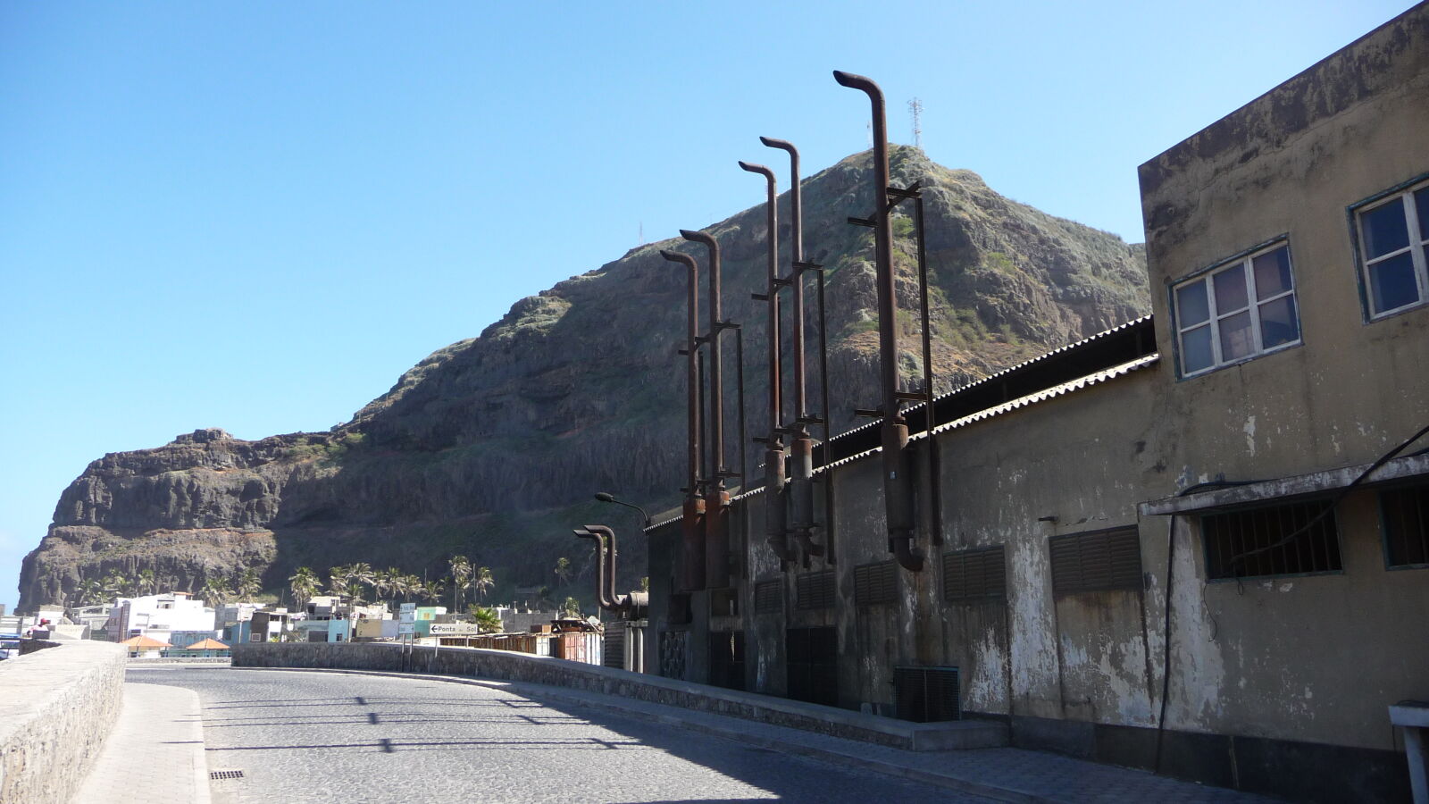 Kraftwerk von Ribeira Grande / Santo Antao.