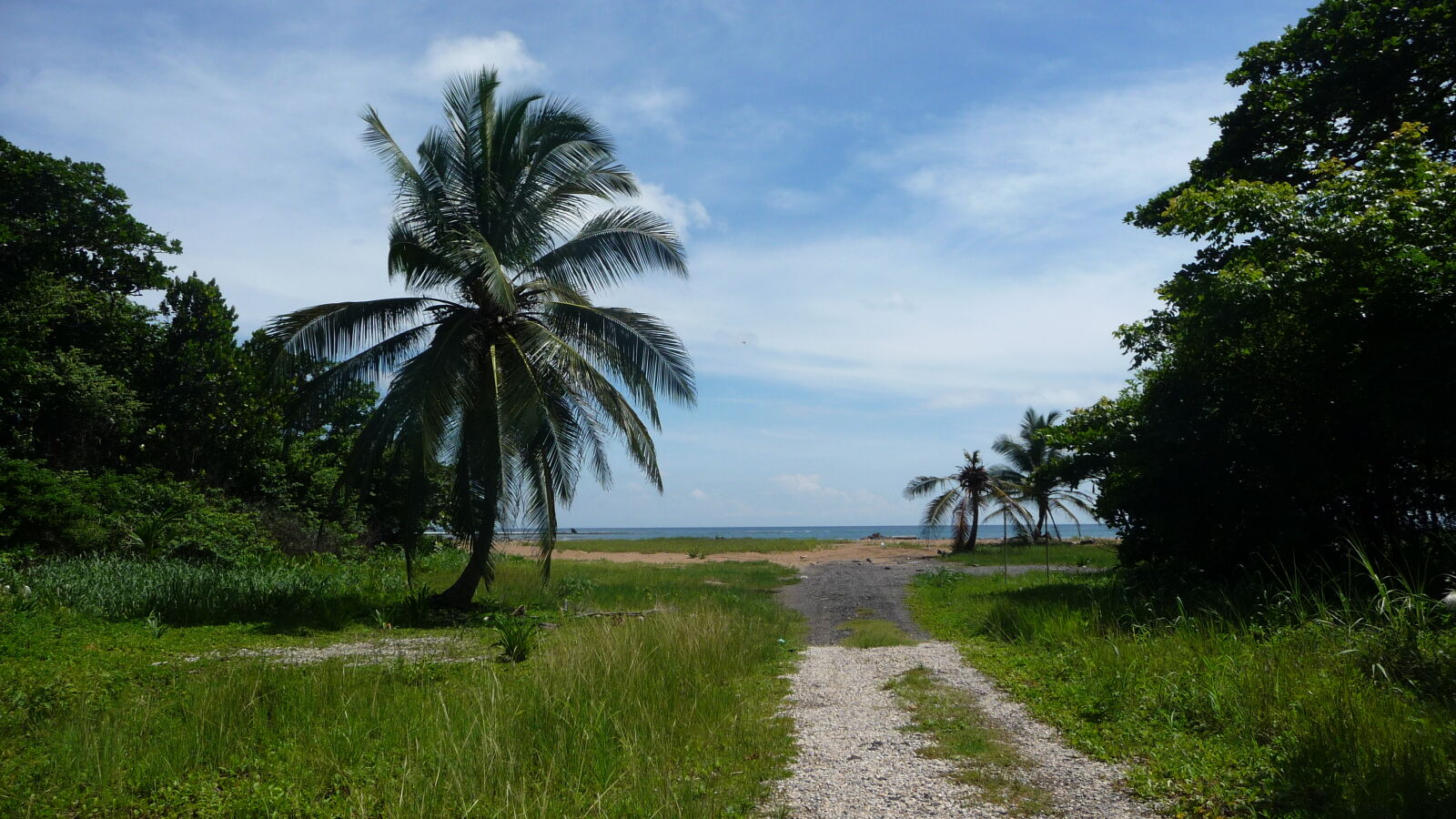 Zum Strand.