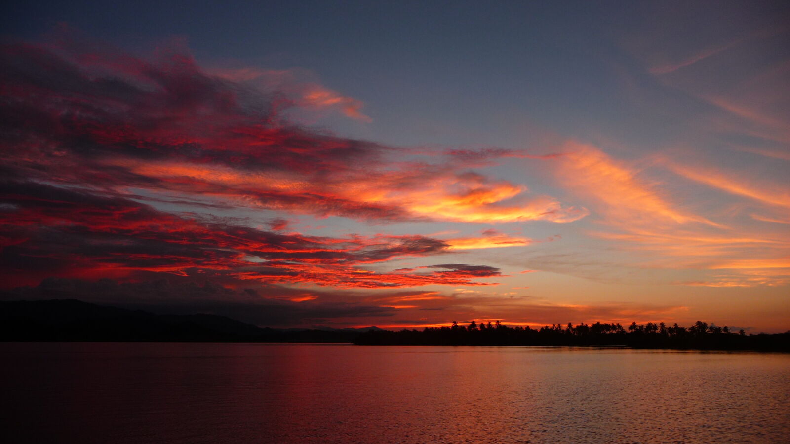 Sonnenuntergang.