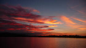 Sonnenuntergang.