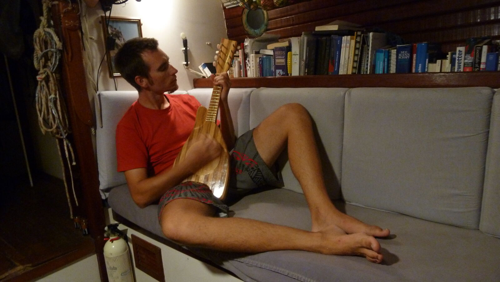 Tahitianische Ukulele.