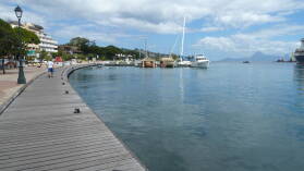 Hafen von Papeete.