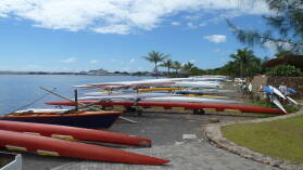 Piroguehafen von Papeete.
