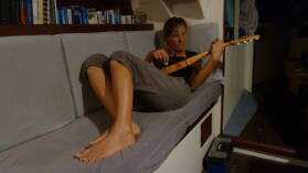 Tahitianische Ukulele.