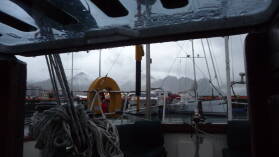Regentag im Hafen.