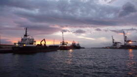 Hafen von Santa Cruz.