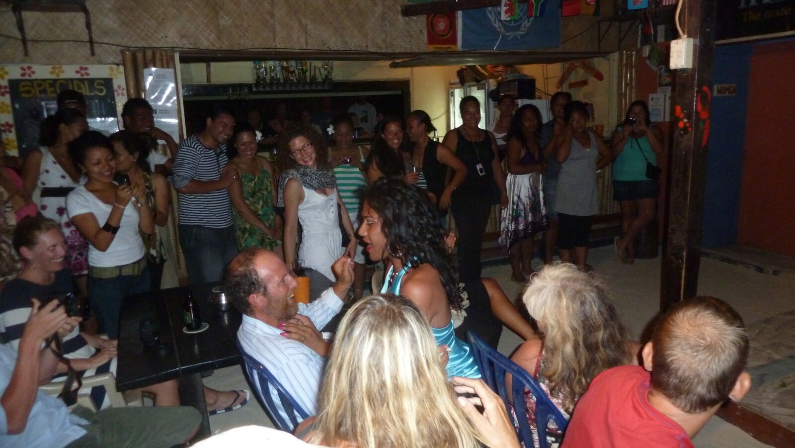 Fakaleiti-Show bei Tonga Bob's.