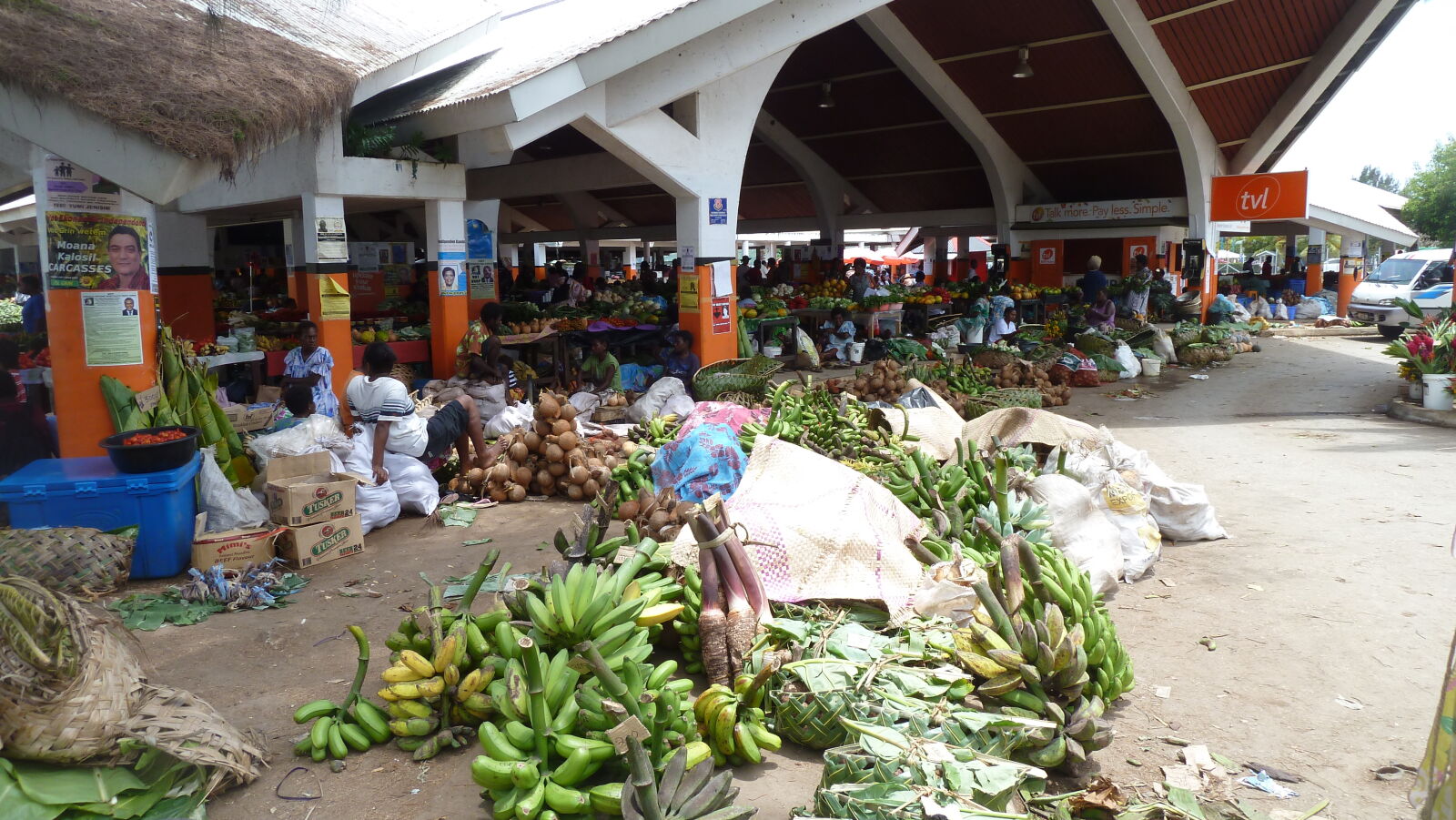 Markt von Port Vila, Efate.
